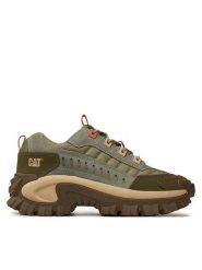 CATerpillar Sneakersy Intruder P111570 Szary. Szare buty sportowe casual CATerpillar, bez wzorów, ze skóry, bez zapięcia. Za 409.99 zł.