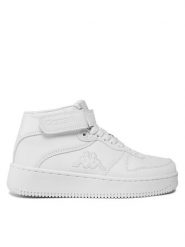 Kappa Sneakersy 35164DW Biały. Białe buty sportowe casual Kappa, bez wzorów, ze skóry, bez zapięcia. Za 199.99 zł.
