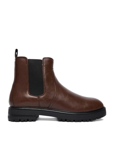 Lanetti Sztyblety CEO-123AM1760 Brązowy. Brązowe botki sznurowane Lanetti, bez wzorów, ze skóry, bez obcasa, bez zapięcia. Za 109.99 zł.