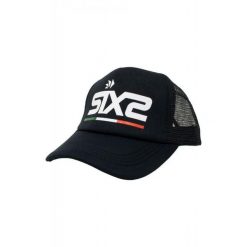 Czapka Trucker Sixs. Czarne czapki z daszkiem SIXS, bez wzorów. Za 124.50 zł.