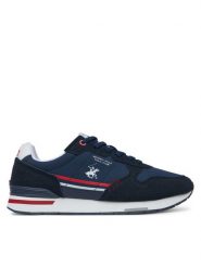 Beverly Hills Polo Club Sneakersy V5-6414 Granatowy. Niebieskie buty sportowe casual Beverly Hills Polo Club, bez wzorów, z materiału, bez zapięcia. Za 199.99 zł.