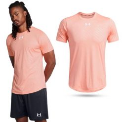 Koszulka fitness treningowa męska Under Armour termoaktywna. Brązowe bielizna termoaktywna Under Armour, m, bez wzorów, bez ramiączek, na fitness i siłownię. W wyprzedaży za 180.00 zł.