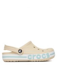 Crocs Klapki BAYABAND CLOG 205089-1LI Beżowy. Brązowe klapki Crocs, z tworzywa sztucznego. Za 229.99 zł.