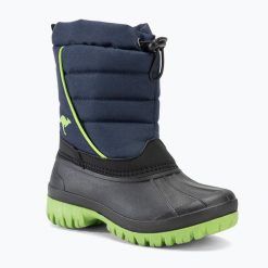 Śniegowce juniorskie KangaROOS K-Ben dk. Niebieskie śniegowce Kangaroos, bez zapięcia. Za 149.99 zł.