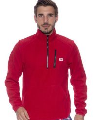Męska kurtka Leone 1947 Apparel Micro Polar, ze stójką i zamkiem do połowy. Niebieskie kurtki LEONE 1947 APPAREL, l, z aplikacjami, z materiału, bez kaptura. Za 63.11 zł.