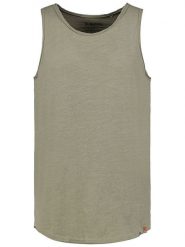 Authentic Style Top w kolorze khaki rozmiar: XL. Brązowe bezrękawniki Authentic Style, xl, bez wzorów, z bawełny, bez kołnierzyka, bez ramiączek. Za 48.62 zł.