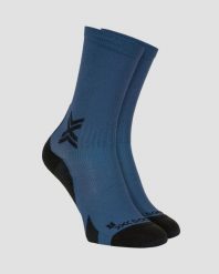 Skarpety unisex X-Socks Run Discover Crew Marine/X Black A097. Niebieskie skarpety X-Socks, bez wzorów. Za 99.99 zł.