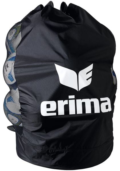 Torba na piłki Erima Ball Bag 18 piłek. Czarne torby na ramię Erima, bez wzorów, z nylonu, na ramię, duże, bez dodatków. Za 185.65 zł.
