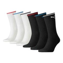 Skarpety Sportowe Unisex Dla Dorosłych (zestaw 4 Sztuk). Białe skarpetki sportowe Puma, bez wzorów. Za 97.99 zł.