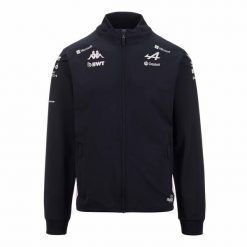 Kurtka z dresu Alpine F1 Adriso 2024. Czarne kurtki Kappa, m, bez wzorów, z dresówki, bez kaptura. Za 352.50 zł.