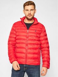 Polo Ralph Lauren Kurtka puchowa Terra 710810897004 Czerwony Regular Fit. Czerwone kurtki Polo Ralph Lauren, l, bez wzorów, z puchu, bez kaptura. Za 1,279.00 zł.