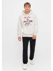 Derbe Bluza w kolorze białym rozmiar: M. Białe bluzy z kapturem Derbe, m, bez wzorów, z bawełny, z kapturem. Za 164.92 zł.