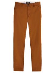 Scotch & Soda Spodnie chino w kolorze jasnobrązowym rozmiar: W36/L32. Brązowe eleganckie spodnie Scotch & Soda, l, z bawełny. Za 131.74 zł.