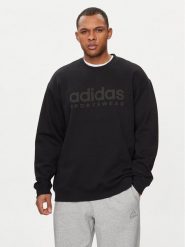 Adidas Bluza ALL SZN Fleece Graphic IW1190 Czarny Regular Fit. Czarne bluzy Adidas, m, bez wzorów, z bawełny, bez kaptura. Za 159.99 zł.