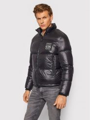Armani Exchange Kurtka puchowa 8NZBP2 ZNYNZ 1200 Czarny Regular Fit. Czarne kurtki Armani Exchange, m, bez wzorów, z puchu, bez kaptura. Za 879.99 zł.