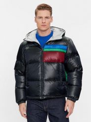 Lacoste Kurtka puchowa BH1639 Czarny Regular Fit. Czarne kurtki LACOSTE, m, bez wzorów, z puchu, bez kaptura. Za 1,059.00 zł.