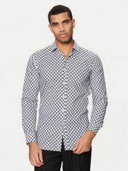 HUGO Koszula Elisha02 50534076 Czarny Extra Slim Fit. Czarne koszule Hugo, m, bez wzorów, z bawełny, bez kołnierzyka, bez ramiączek. Za 239.99 zł.