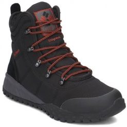 Buty trekkingowe męskie Columbia Fairbanks. Czarne buty trekkingowe Columbia, bez wzorów, z materiału, za kostkę, bez zapięcia. Za 582.99 zł.