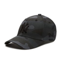 Czapka z daszkiem New Era. Szare czapki z daszkiem New Era, bez wzorów. Za 129.99 zł.