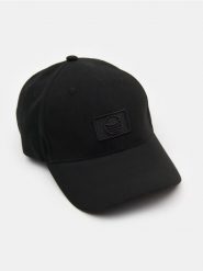 Regulowana czapka z daszkiem - czarny. Czarne czapki z daszkiem Sinsay, bez wzorów. Za 15.99 zł.