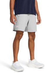Under Armour Szorty sportowe "Launch 7" w kolorze szarym rozmiar: M. Szare krótkie spodenki sportowe Under Armour, m, bez wzorów, z materiału. Za 85.95 zł.