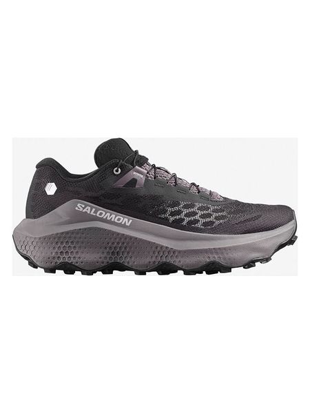SALOMON Buty "ULTRA GLIDE 4" w kolorze czarno-fioletowym do biegania rozmiar: 42. Czarne buty do biegania Salomon, bez wzorów, bez zapięcia, do biegania. Za 539.50 zł.