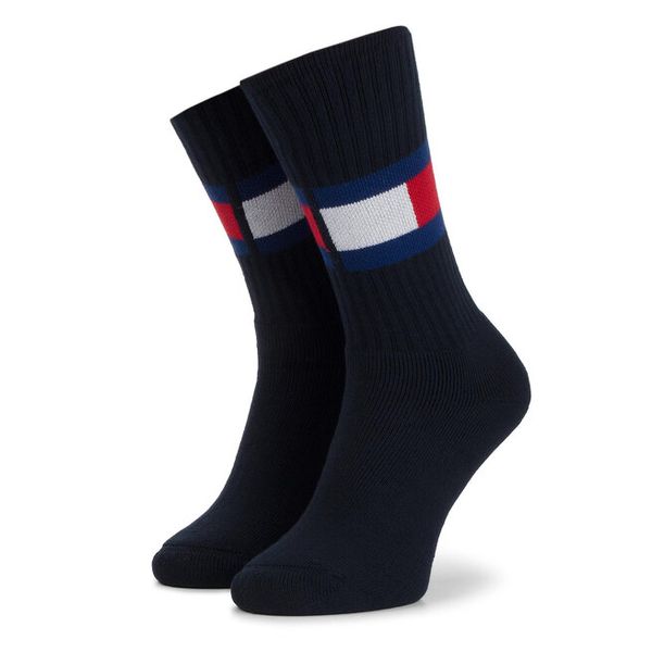 Skarpety długie Tommy Hilfiger. Niebieskie skarpety Tommy Hilfiger, bez wzorów. Za 39.99 zł.