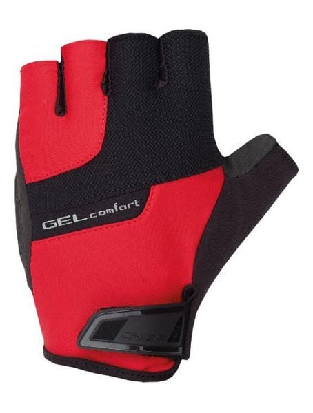 Rękawiczki rowerowe męskie Chiba Gel Comfort. Czarne rękawiczki Chiba, na lato, bez wzorów, z materiału. Za 107.00 zł.