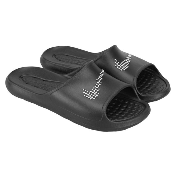 Klapki Męskie Victori One. Czarne klapki Nike, z materiału. Za 201.99 zł.