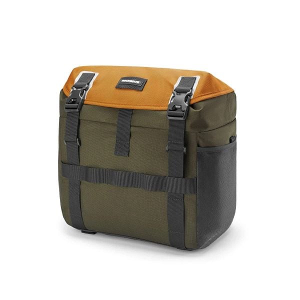 Torba rowerowa Rockbros na kierownicę 24l. Brązowe torby na ramię ROCKBROS, bez wzorów, z materiału, na ramię, duże, bez dodatków. Za 199.00 zł.