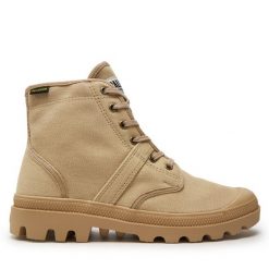 Trapery Palladium. Brązowe trapery Palladium, bez zapięcia. Za 429.99 zł.