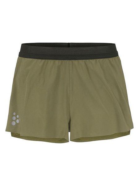 Craft Szorty "Pro Hypervent Split" w kolorze khaki do biegania rozmiar: XXL. Brązowe szorty Craft, xxl, bez wzorów, z materiału. Za 100.99 zł.