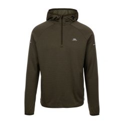 Bluza Z Kapturem Męska Sportowa Montgo. Zielone bluzy z kapturem Trespass, m, bez wzorów, z kapturem. Za 178.99 zł.