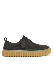 Clarks Sneakersy Torhill Lace 26184417 Szary. Szare buty sportowe casual Clarks, bez wzorów, z nubiku, bez zapięcia. Za 399.99 zł.