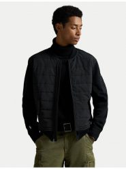 Polo Ralph Lauren Kurtka przejściowa 710981493001 Czarny Regular Fit. Czarne kurtki Polo Ralph Lauren, m, bez wzorów, z bawełny, bez kaptura. Za 1,299.00 zł.