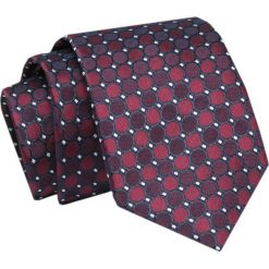 Krawat - ALTIES - Odcienie Bordo, w Grochy. Czerwone krawaty i muchy Alties, bez wzorów, z tkaniny. Za 49.00 zł.