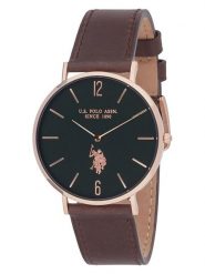 U.S. Polo Assn. Zegarek kwarcowy w kolorze różowozłoto-ciemnozielono-brązowym rozmiar: onesize. Brązowe, analogowe zegarki U.S. Polo Assn., ze stali. Za 278.66 zł.