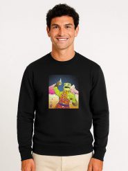 WOOOP Bluza "Reptilian Warrior" w kolorze czarnym rozmiar: S. Czarne bluzy Wooop, s, bez wzorów, bez kaptura. Za 100.99 zł.