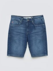 Szorty męskie jeansowe niebieskie Aden 449. Niebieskie szorty BIG STAR, m, bez wzorów, z denimu, klasyczne. Za 199.99 zł.