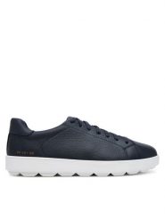 Geox Sneakersy U Spherica Ecub-1 U45GPC 00046 C4064 Granatowy. Niebieskie buty sportowe casual Geox, bez wzorów, ze skóry, bez zapięcia. Za 329.99 zł.