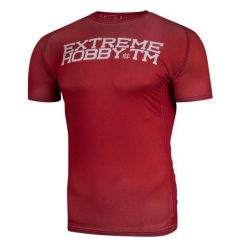Koszulka Techniczna Sportowa Męska EXTREME HOBBY TRACE. Czerwone t-shirty sportowe EXTREME HOBBY, bez wzorów, z elastanu, bez ramiączek, do biegania. Za 149.00 zł.
