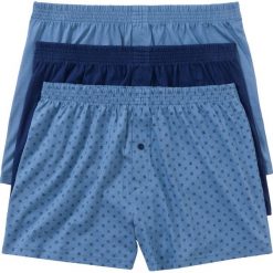 Luźniejsze bokserki z dżerseju (3 pary) bonprix kobaltowo-niebieski dżins z nadrukiem. Bokserki marki bonprix. Za 53.97 zł.