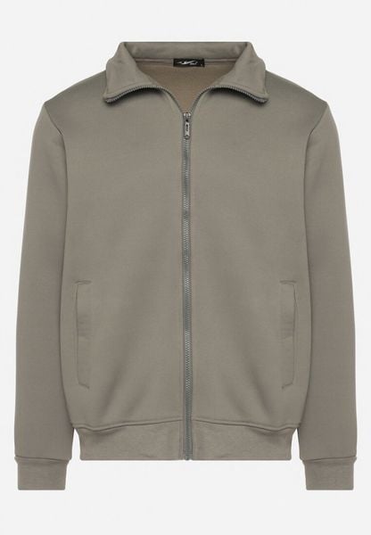 Zielona Bluza Rozpinana z Bawełną Anorrive. Zielone bluzy Born2be, l, bez wzorów, z bawełny, bez kaptura. Za 89.99 zł.