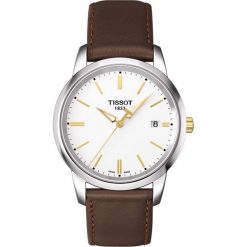 PROMOCJA ZEGAREK TISSOT T-CLASSIC T033.410.26.011.01. Białe zegarki TISSOT, ze stali. W wyprzedaży za 660.00 zł.