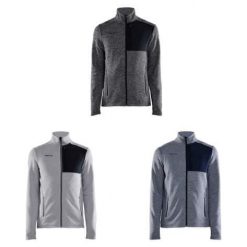 Gruby polar Craft Adv Explore. Szare bluzy z polaru Craft, bez wzorów, z polaru, bez kaptura. Za 418.10 zł.