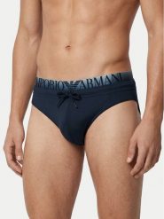 Emporio Armani Kąpielówki EM000582 AF20432 UB102 Granatowy. Niebieskie kąpielówki Emporio Armani, m, bez wzorów, z syntetyku. Za 299.99 zł.