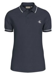 Calvin Klein Koszulka polo w kolorze granatowym rozmiar: XL. Niebieskie koszulki polo CALVIN KLEIN, xl, bez wzorów, z bawełny, bez kołnierzyka, bez ramiączek. Za 195.99 zł.