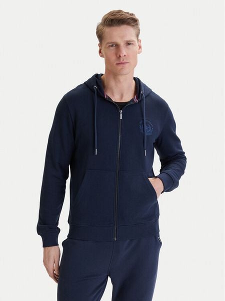 Beverly Hills Polo Club Bluza W126-BHMSS-1045-19X Granatowy Regular Fit. Niebieskie bluzy Beverly Hills Polo Club, m, bez wzorów, z bawełny, bez kaptura. Za 179.99 zł.