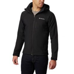 Kurtka softshell męska Columbia Cascade Ridge II. Czarne kurtki softshell Columbia, m, bez wzorów, z softshellu, bez kaptura. Za 440.99 zł.