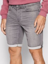 Only & Sons Szorty jeansowe Ply 22018583 Szary Regular Fit. Szare szorty Only & Sons, m, bez wzorów, z bawełny. Za 89.99 zł.